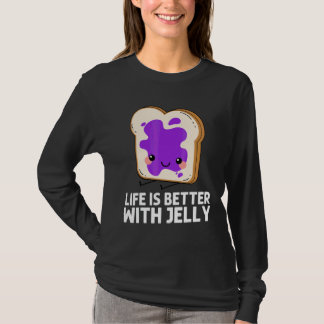 Cute Jelly For Men Women Matching Fruit Spread San Tシャツ