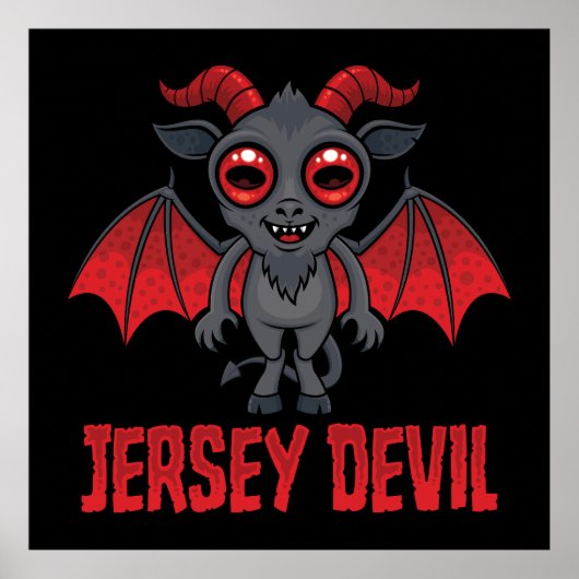 Cute Jersey Devil of the Pine Barrens ポスター (正面)