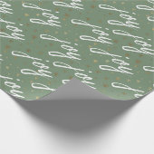 Cute Joy Greeting Christmas Paper ラッピングペーパー (角)