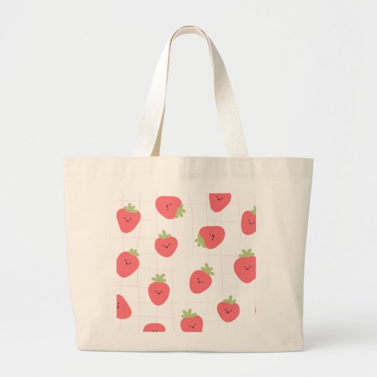 Cute jumbo tote for daily use ラージトートバッグ (正面)