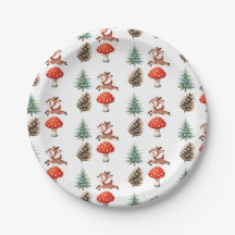 Cute Jumping Baby Reindeer Christmas Pattern Party