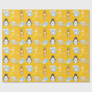 Cute Jungle Animal Wrapping Paper – Animals ラッピングペーパー