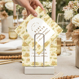 Cute Jungle Safari Baby Shower スタンダードカクテルナプキン