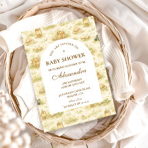 Cute Jungle Safari Baby Shower