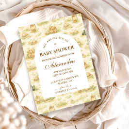 Cute Jungle Safari Baby Shower 招待状