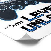 Cute Junior Groomsman Level Unlocked Wedding Party ポスター (角)