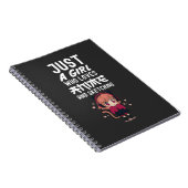 Cute Just A Girl Who Loves Anime Sketching Otaku ノートブック (右側)