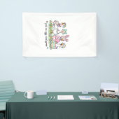 Cute Just an Eggcited Goose Easter Day Girl Women  横断幕 (トレードショー)