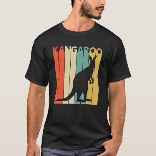Cute Kangaroo Animal Tシャツ (正面)