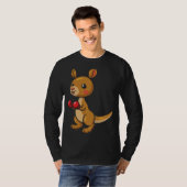Cute Kangaroo Boxing I Kangaroos Animal Friend Mar Tシャツ (正面フル)