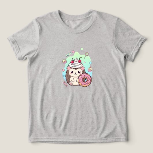 Cute kawaii  トライブレンドＴシャツ (デザイン正面)