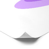 Cute Kawaii Afrocado ポスター (角)