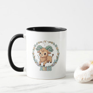 Cute Kawaii Aries Zodiac Sign マグカップ
