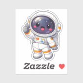 Cute Kawaii Astronaut Thumbs Up Vinyl Sticker シール (シート)