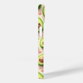 Cute Kawaii Avocado and Pink Hearts Pattern Sweet  Case-Mate iPhoneケース (裏面 / 右)