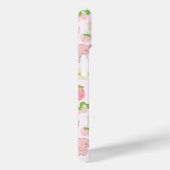 Cute Kawaii Axolotl & Strawberry Seamless Pattern Case-Mate iPhoneケース (裏面 / 右)