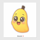 Cute Kawaii Banana Character シール (シート)