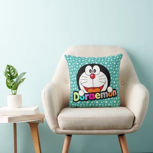 Cute Kawaii Black Doraemon Anime クッション (椅子)