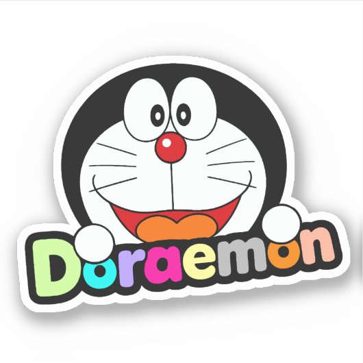Cute Kawaii Black Doraemon Anime シール (正面)