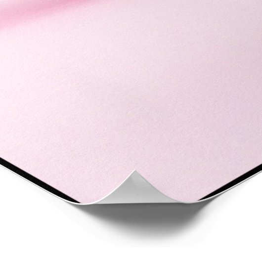 Cute Kawaii Bubble Tea Character Poster ポスター (角)