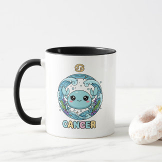 Cute Kawaii Cancer Zodiac Sign マグカップ