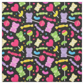 Cute Kawaii Candy Lollipops Pattern ファブリック (見本)