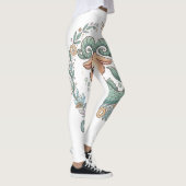 Cute Kawaii Capricorn Zodiac Sign Leggings レギンス (右)