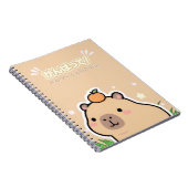 Cute Kawaii Capybara Notebook  ノートブック (右側)