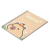 Cute Kawaii Capybara Notebook  ノートブック (左側)