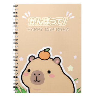 Cute Kawaii Capybara Notebook  ノートブック