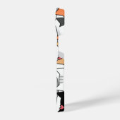 Cute Kawaii Cat Faces Pattern  iPhoneケース (左側面)