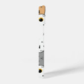 Cute Kawaii Cat Faces Pattern  iPhoneケース (右側面)