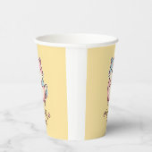 Cute Kawaii Cat Free Kitty Hugz Pastel Party Paper 紙コップ (右)