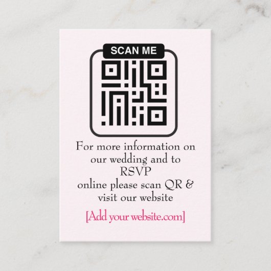 Cute Kawaii Cherry Couple Pink & Red Wedding  エンクロージャーカード (正面)