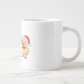 Cute Kawaii Christmas Ducks | Festive Holiday ジャンボコーヒーマグカップ (右)
