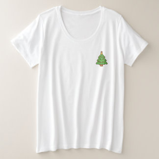 Cute Kawaii Christmas Tree Shirt • Cute Holiday Gi プラスサイズTシャツ