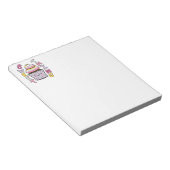  Cute Kawaii Cupcake with Text ノートパッド (アングル)