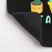 Cute Kawaii Do Not Hug I'm Not A Hugger Cactus マウスパッド (コーナー)