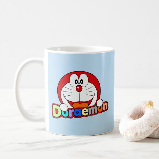 Cute Kawaii Doraemon Anime コーヒーマグカップ (ドーナツ)