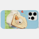 Cute Kawaii Duck with Bread Head Case-Mate iPhoneケース (裏面 (横))