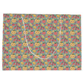Cute Kawaii Fruit Pattern Gift Bag | Colorful Cart ラージペーパーバッグ (裏面)