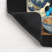 Cute Kawaii Gamer Cat Funny Ramen Japanese Cat Gam マウスパッド (コーナー)