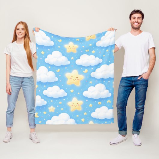 Cute Kawaii Graphic フリースブランケット (インサイチュ)