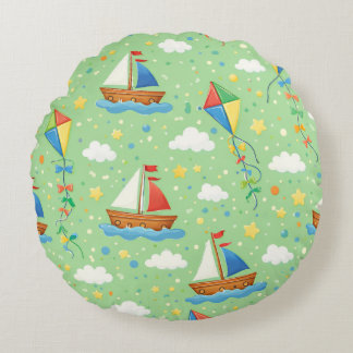 Cute Kawaii Graphic ラウンドクッション