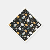 Cute Kawaii Halloween Fairy and Pastel Pumpkins スタンダードカクテルナプキン (角)