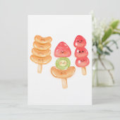 Cute Kawaii Hand-drawn Tanghulu 招待状 (スタンド正面)