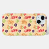 Cute Kawaii Hand-drawn Tanghulu Seamless Pattern Case-Mate iPhoneケース (裏面 (横))