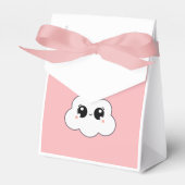 Cute Kawaii Happy Cloud Minimalist Design フェイバーボックス (正面サイド)