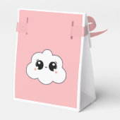 Cute Kawaii Happy Cloud Minimalist Design フェイバーボックス (裏面サイド)