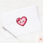 Cute Kawaii Heart Valentine Stickers ハートシール (封筒)